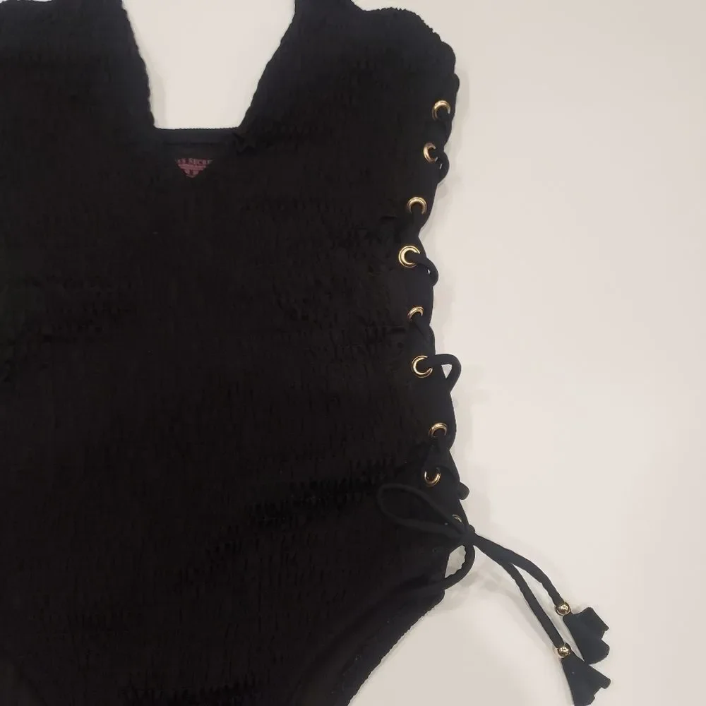 VS Ensenada Smocked Halter One-Piece Swim Suit - Picture 8 of 12